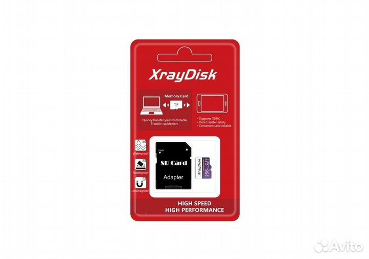Карта памяти XrayDisk microSD 256 гб Class 10, A1