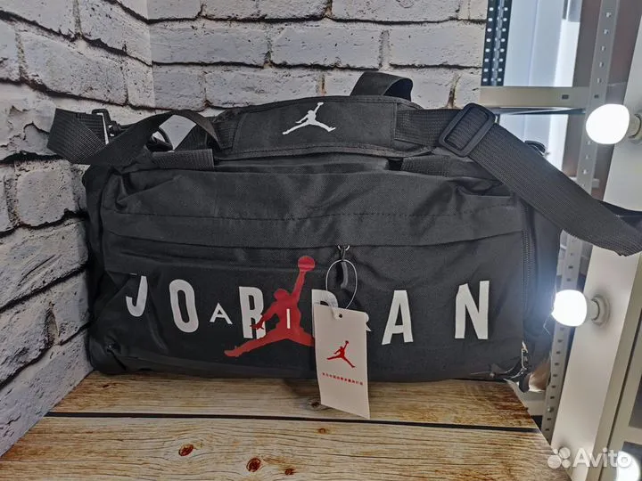 Сумка спортивная Jordan Чëрная