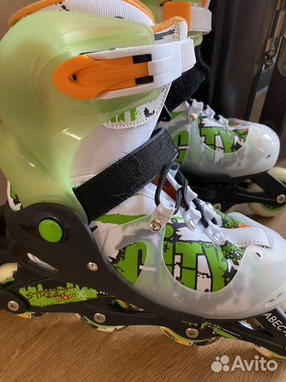 Роликовые коньки 35 38 детские