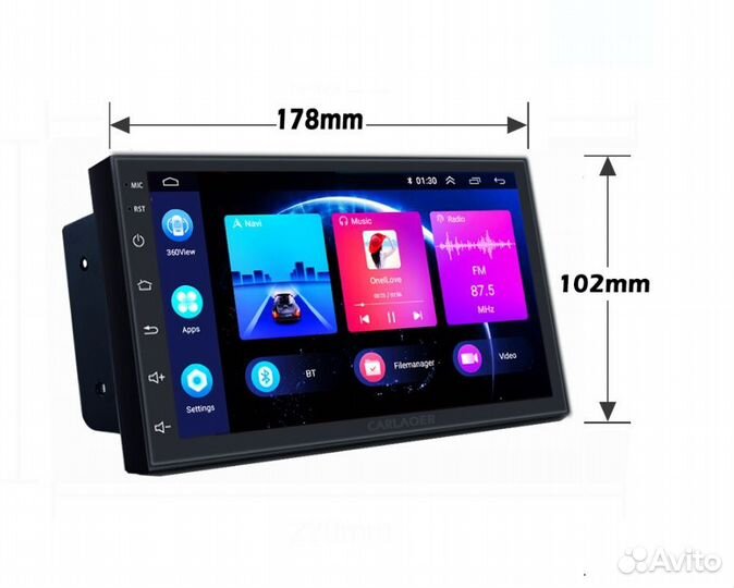 Магнитола Андроид 10. 2-32 Гб Wi-fi