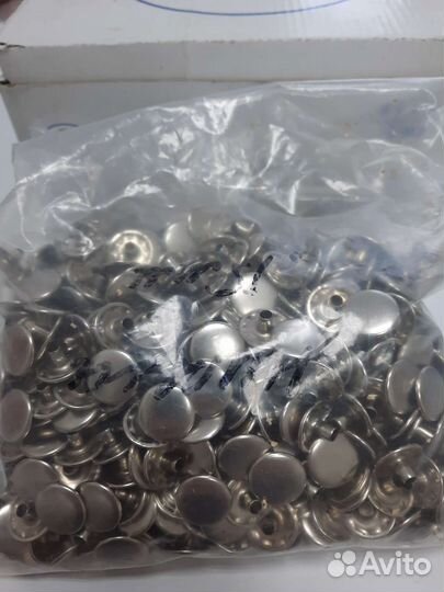 Кнопка Альфа (нерж) 15 мм никель