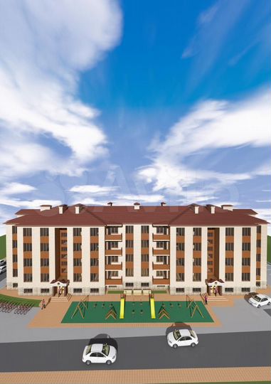 2-к. квартира, 74 м², 2/5 эт.