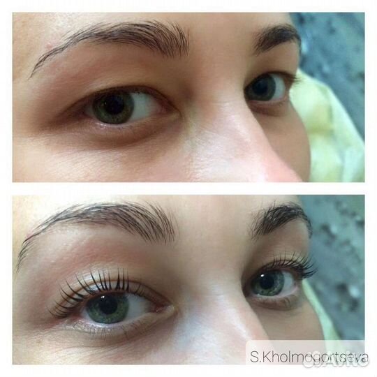 Наращивание и ламинирование (ботокс) ресниц