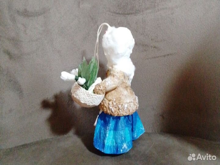 Ватная ёлочка игрушка