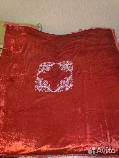 Плюшевая скатерть СССР