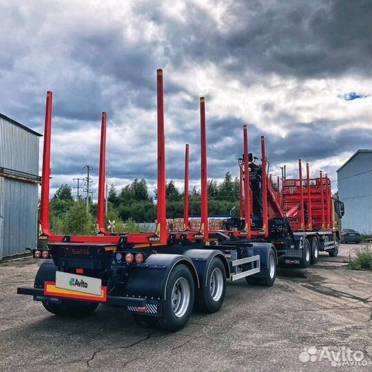 Прицеп лесовоз (сортиментовоз) БиПМ 3392F6, 2024