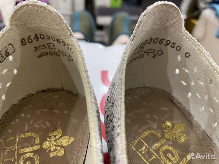 Новые туфли Rieker Antistress кожаные 36