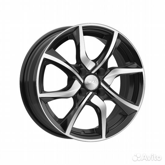 Литые диски 6x15 4x98 58.6 ET35 скад Тулон алмаз