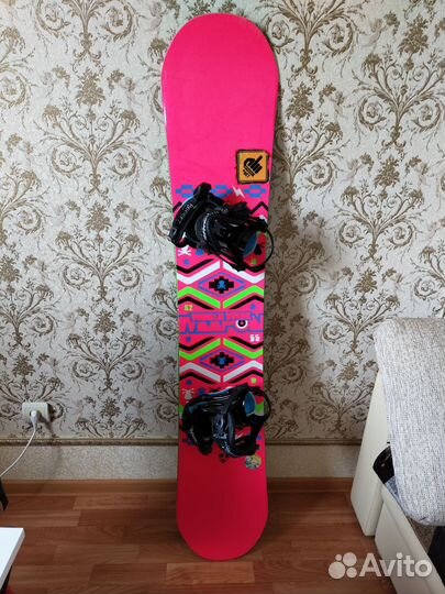 Сноуборд K2 155 + крепления Head nx fay black