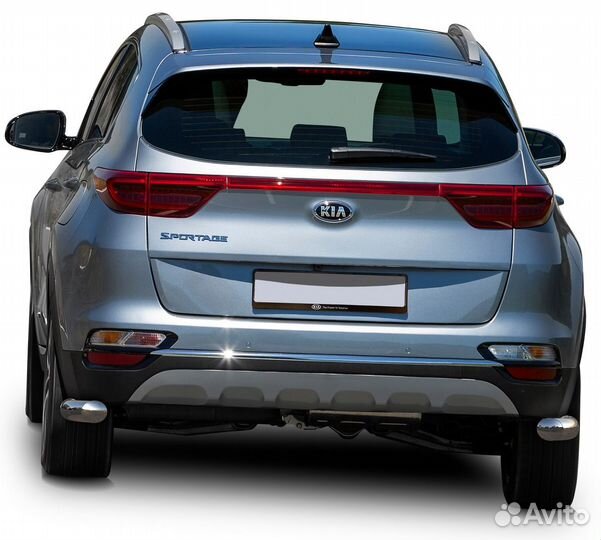 Защита зад.бамп. Rival Hyundai Tucson/Kia Sportage