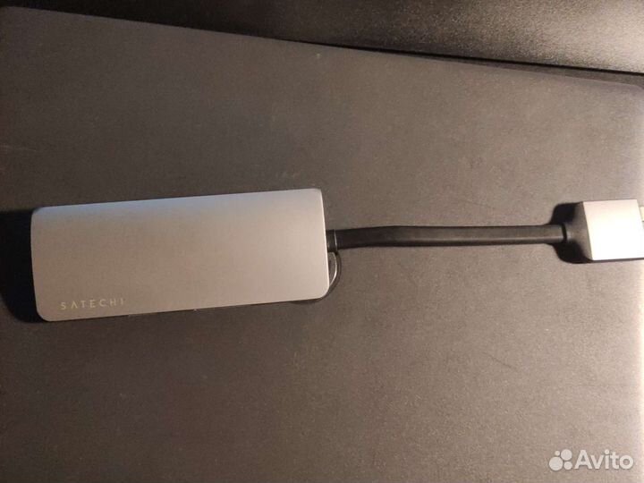 USB-хаб Satechi Туре-C Dual для Macbook