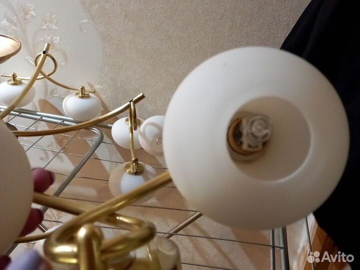 Люстра потолочная с бра