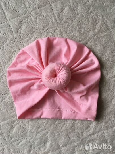 Шапка чалма для девочки
