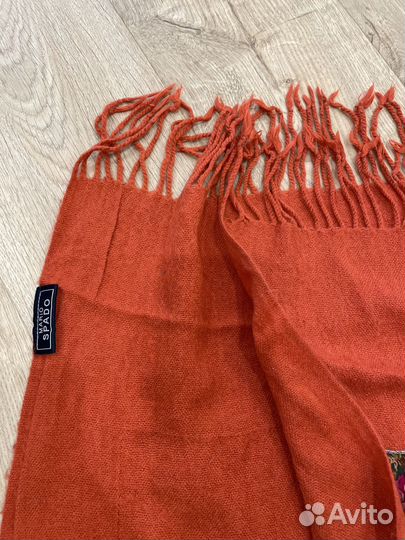 Шарф теплый расписной