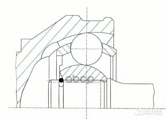 1534270 шрус ford Kuga 02/08 305520 GKN (Loebro)