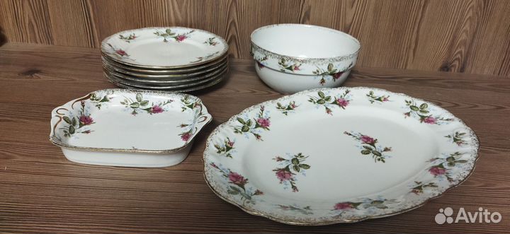 Сервиз ARK gold 24porcelain, Польша. 9 предметов