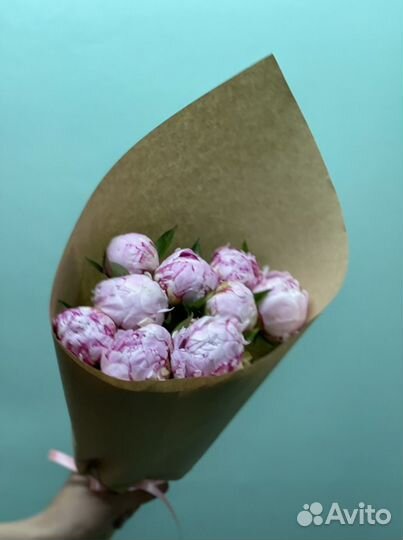 Пионы букет