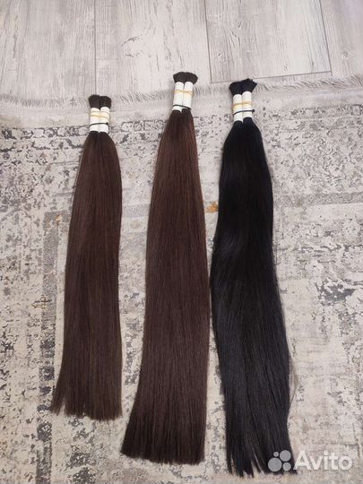 Волосы натуральные срез