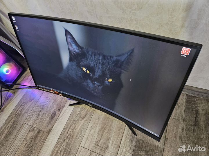 Изогнутый монитор aoc 27 240 Гц