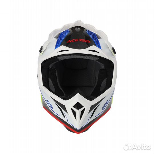 Эндуро Шлем Acerbis Steel Carbon white/black v24