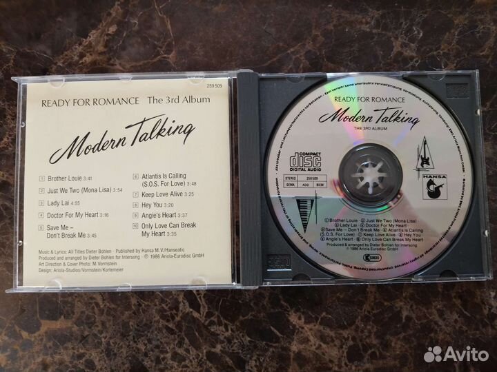 CD диски групп Modern Talking, Blue System