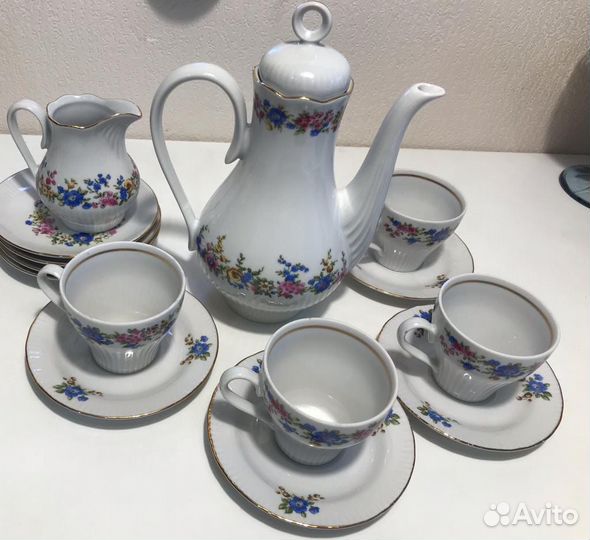 Чайно-кофейный сервиз гдр