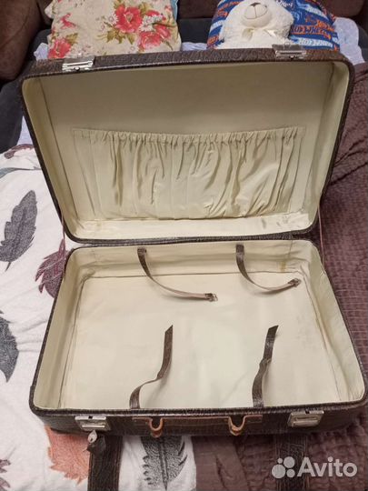 Чемодан СССР натуральная кожа