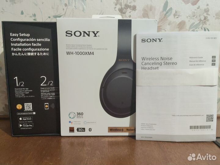 Беспроводные наушники sony wh 1000xm4 black/Черный