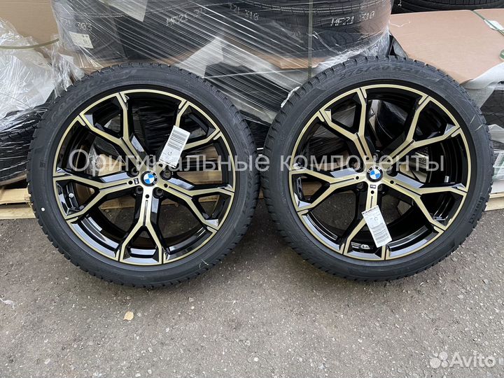 Оригинал. Зимние колеса R21 BMW X5, X6 2022, Gold