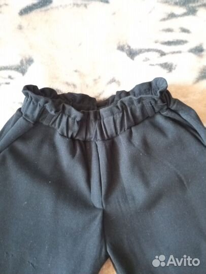 Брюки теплые школьные для девочки,152
