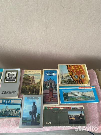 Открытки буклет города СССР