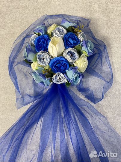 Свадебные украшения на машину