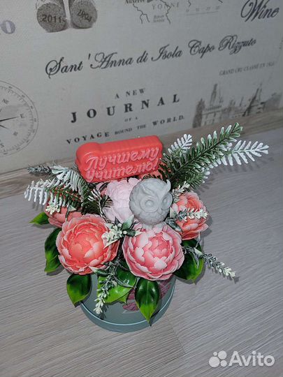 Букет цветов из мыла. Мыло ручной работы