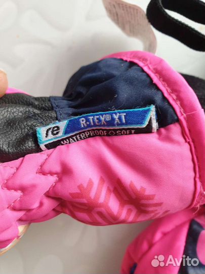 Новые варежки детские непромокаемые