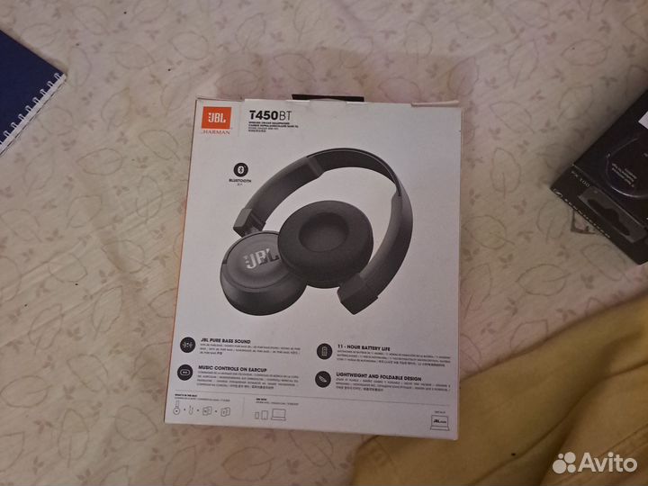 Беспроводные наушники jbl t450bt