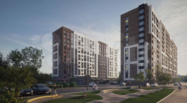 2-к. квартира, 59,6 м², 11/13 эт.
