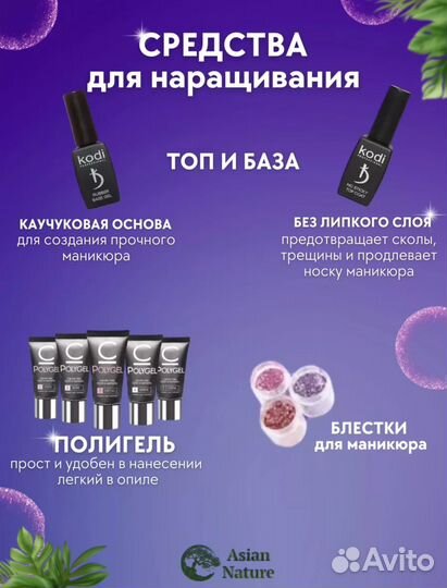 Набор для наращивания ногтей
