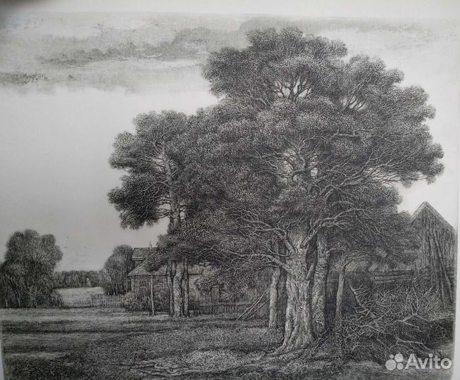 Офорт, графика, картина Нилов вн