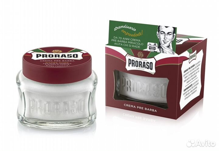 Крем до бритья Proraso 100 мл, 4 вида