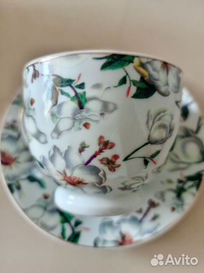 Чайный сервиз чайные пары 4 штуки