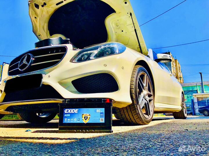 Аккумулятор 80 800 AGM на Мерседес w212 доставкой