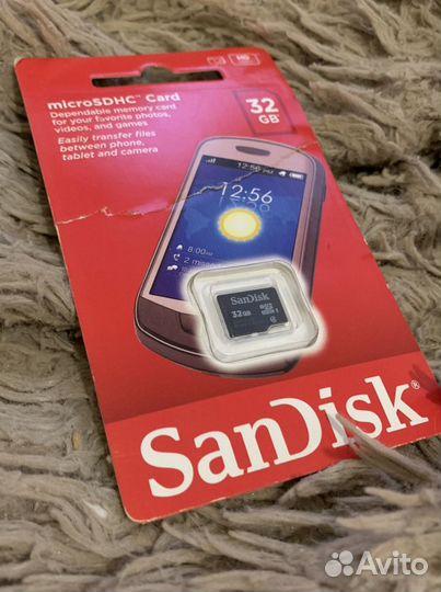 Карта памяти MicroSD SanDisk 32 GB