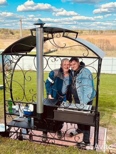 Беседка с мангалом