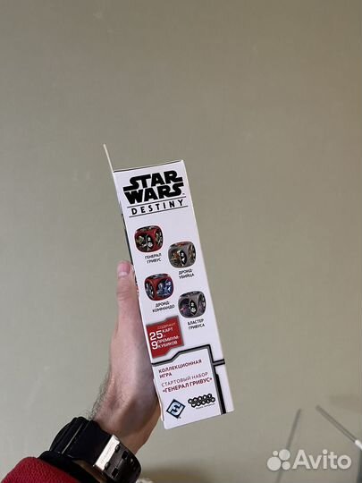 Star wars destiny стартовый набор Генерал Гривус