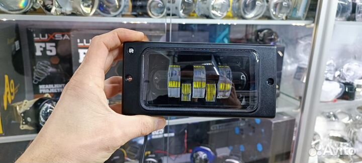 Led птф ваз 2110-2115 туманки 50 ватт 5 линз