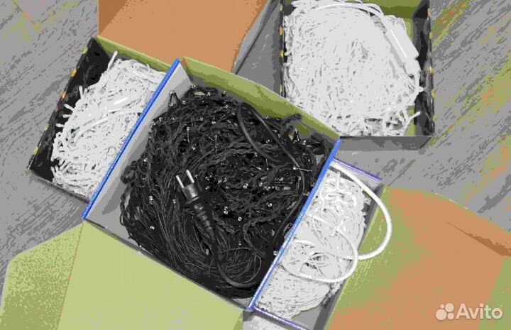 Гирлянда бахрома 25м