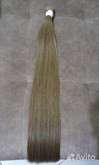Волосы для наращивания 60 см русый 7/0