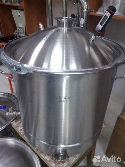 Перегонный куб, котел, бак 50л крышка купольная 2