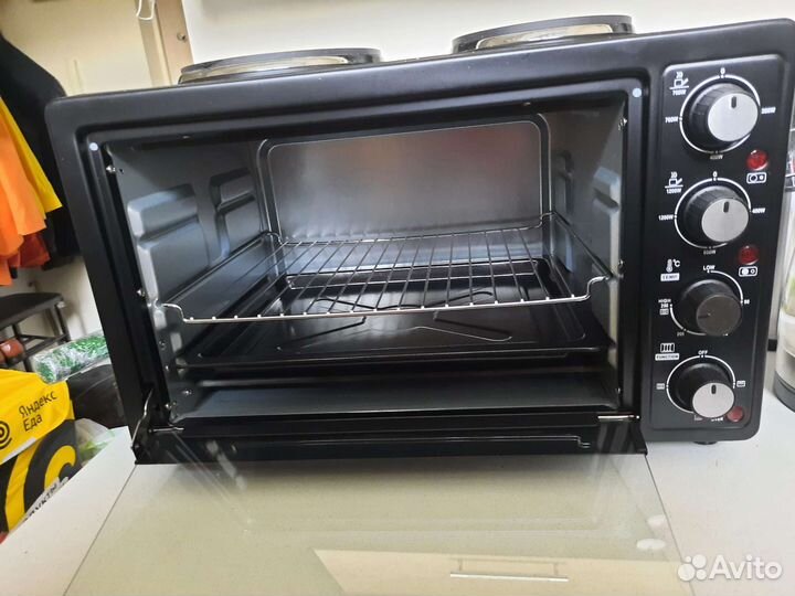 Электрический духовой шкаф с конфорками energy