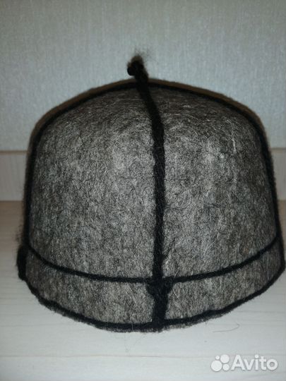 Тюбетейка, сванка из натуральной шерсти